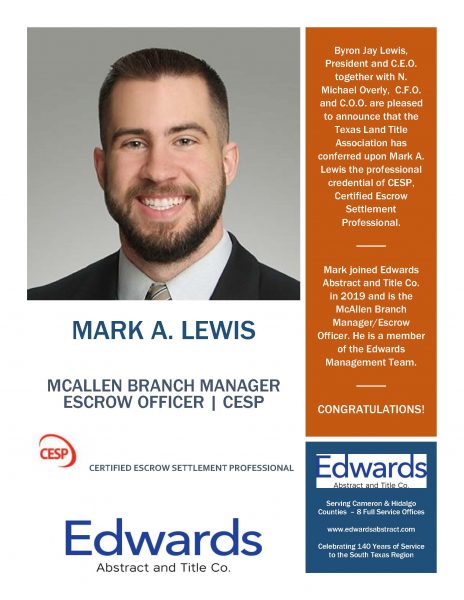 Read more about the article Mark Lewis – Certified Escrow Settlement Professional