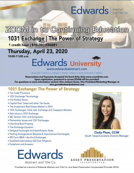 Read more about the article Zoom in to Continuing Education: April 23rd