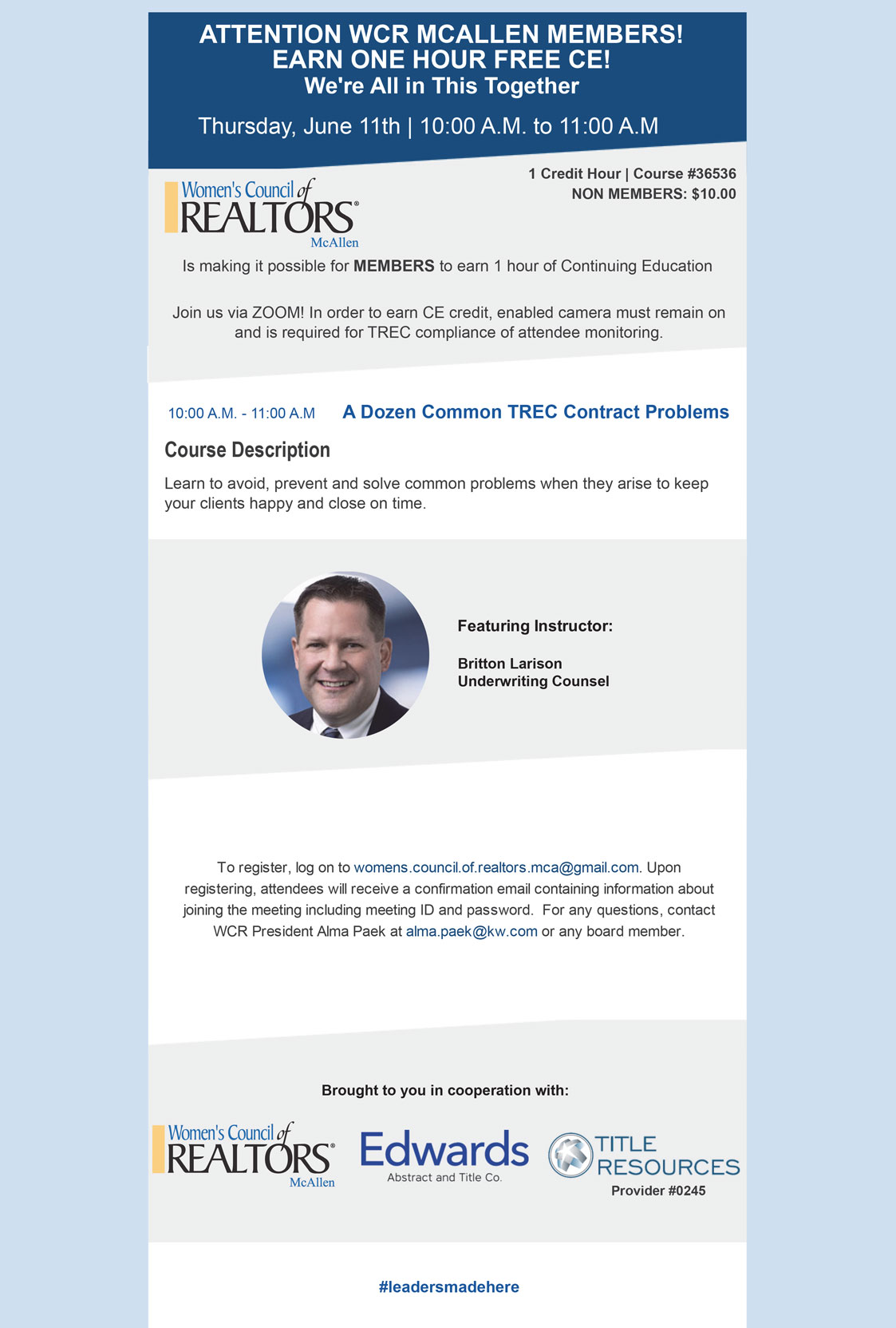 Read more about the article Earn 1hr CE – for FREE